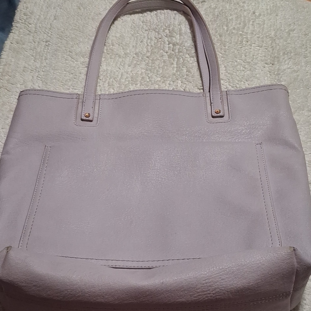 LC Lauren Conrad Light Purple Tote Bag